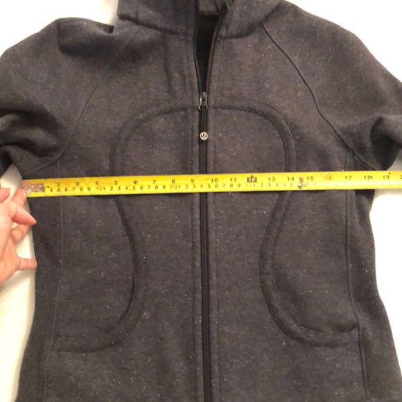 Scuba hoodie heavy cotton fleece size 9 heather gr - Picture 10 of 11